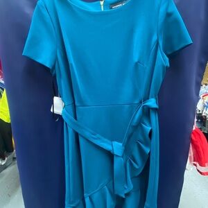 Andrew Marc Vibrant Blue Kids Formal Dress